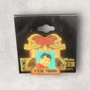 Vintage 49ers San Francisco 49ers Pin 1998 Steve Young Player Photo NFL